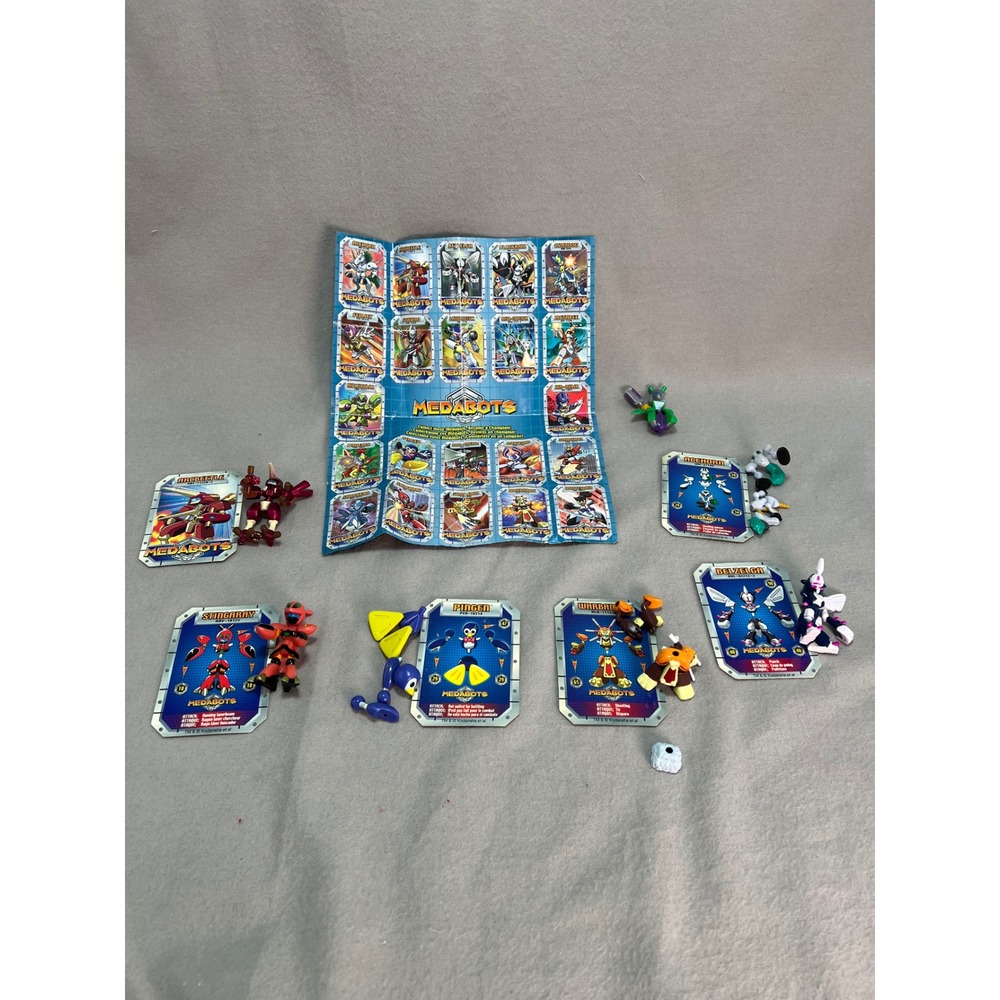 Medabots‎ Action Figures Lot Multicolor Vintage Hasbro Anime Y2K OS